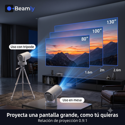Proyector Portátil para Cine en Casa